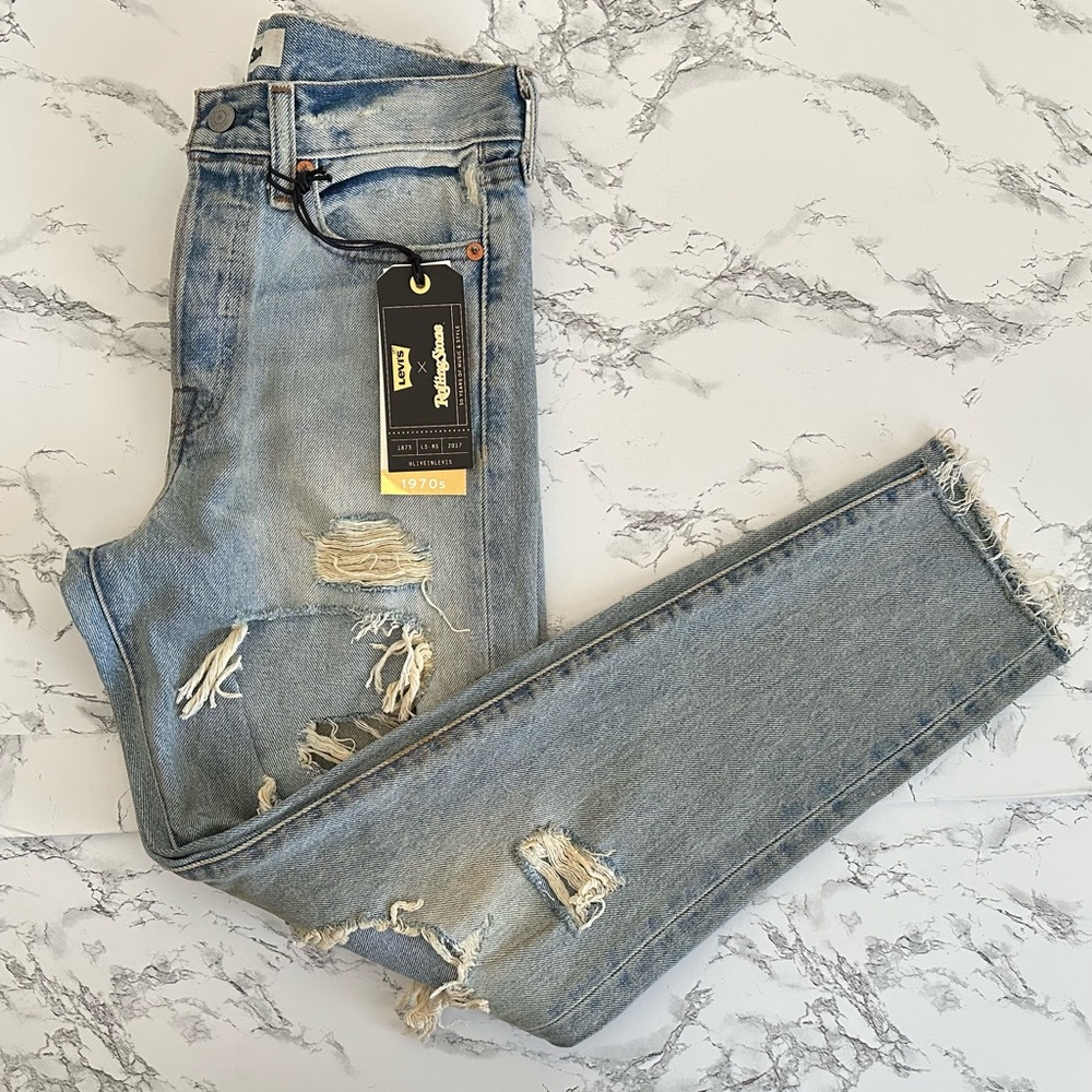 Levi’s Rolling Stone 1970 50th Anniversary Limited Edition Jeans Women’s Size 26